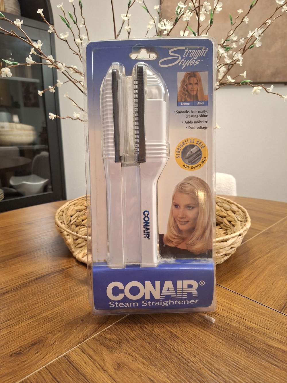 Vintage 1998 Conair Steam Hair Straightener NEW